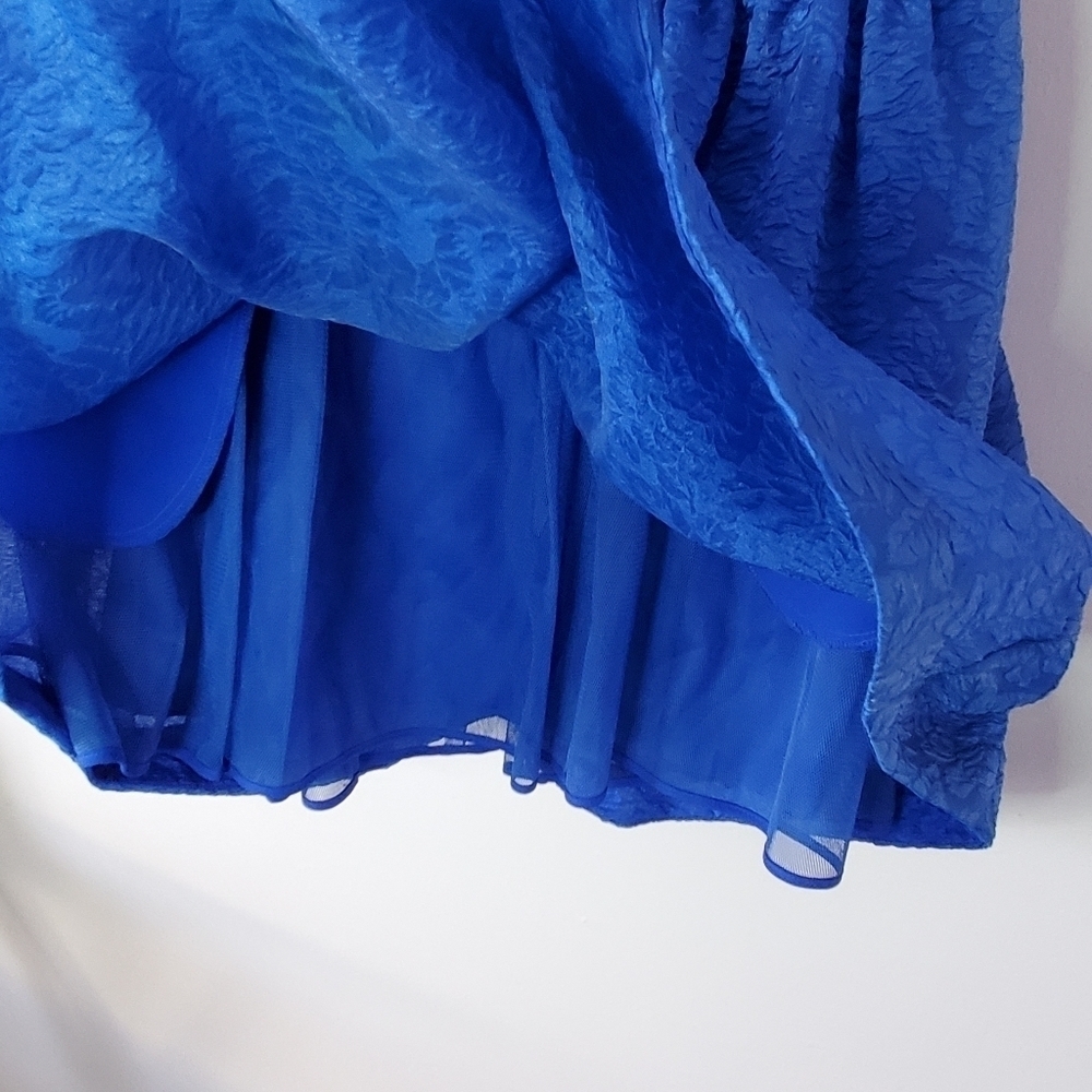 BCBGMaxAzria Blue Prom Dress Small - Picture 4 of 8
